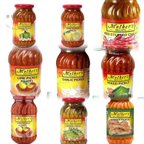 印度什锦泡菜500g MIXED PICKLE 辣绿辣椒泡菜 蒜香泡菜食品