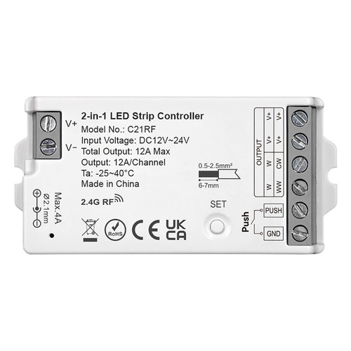 2.4G调光调色灯带控制器