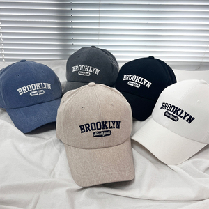 大帽檐显脸小防晒鸭舌帽男女韩国代购深顶加深大头围遮阳棒球帽子