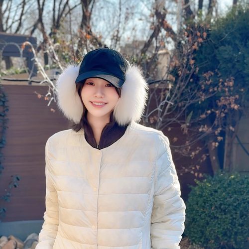 女冬保暖真狐狸毛耳包长毛绒耳套