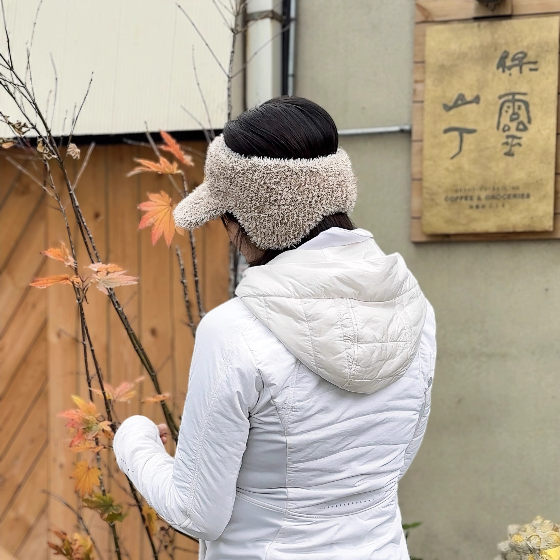 保暖护耳针织帽休闲运动鸭舌帽女