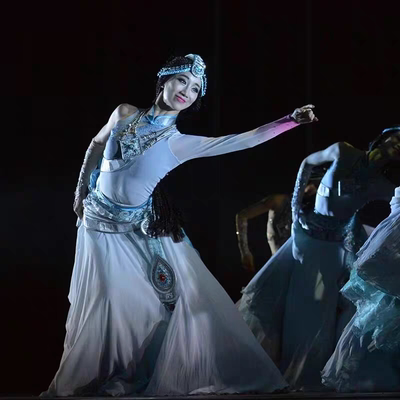 2023新款天浴藏族舞蹈服装演出服艺考生服装民族风成人大摆裙套装