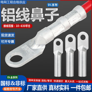 240 300平方 国标铝鼻子电缆压接头接线端子铝线耳DL