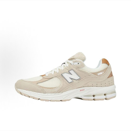 New Balance NB 2002R复古拼接字通勤跑步鞋男女同款米色M2002RSC
