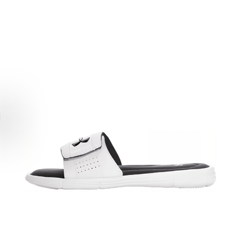 Under Armour Ignite 5 Slides 防滑一字拖鞋男款黑白1287318-100