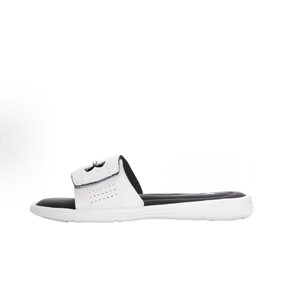 Under Armour Ignite 5 Slides 防滑一字拖鞋男款黑白1287318-100