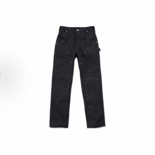 Carhartt LOOSE FIT 双膝伐木工装裤纯色拉链直筒宽松休闲裤B01