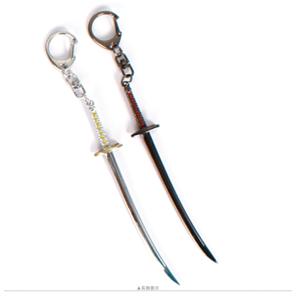 日本动漫周边s-死神-松本乱菊灰猫刀bleach模型武器钥匙扣 挂件