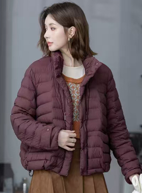 【棉花糖】早春90白鸭绒轻羽绒实穿百搭保暖立领羽绒服外套892A13