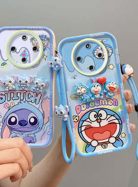 适用Honor X9D海外版手机壳荣耀x9d国际版防摔送钢化膜MTN-NX1立体公仔套个性创意情侣卡通可爱男女新款外壳