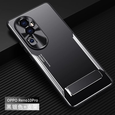适用OPPOPHV110手机壳opporeno10pro5g镜头金属oppo男款套oppo防摔硬壳保护套RENO10PRO5G女款phv110全包软边