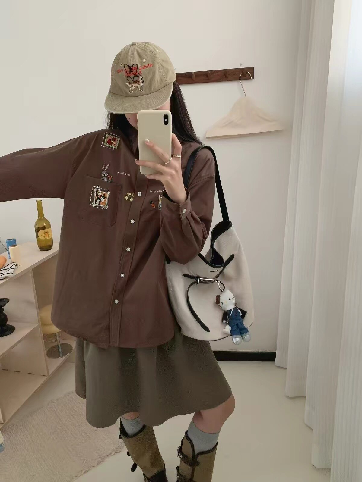 秋季氛围直接拉满！美德拉系咖色衬衫