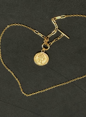女王金币项链