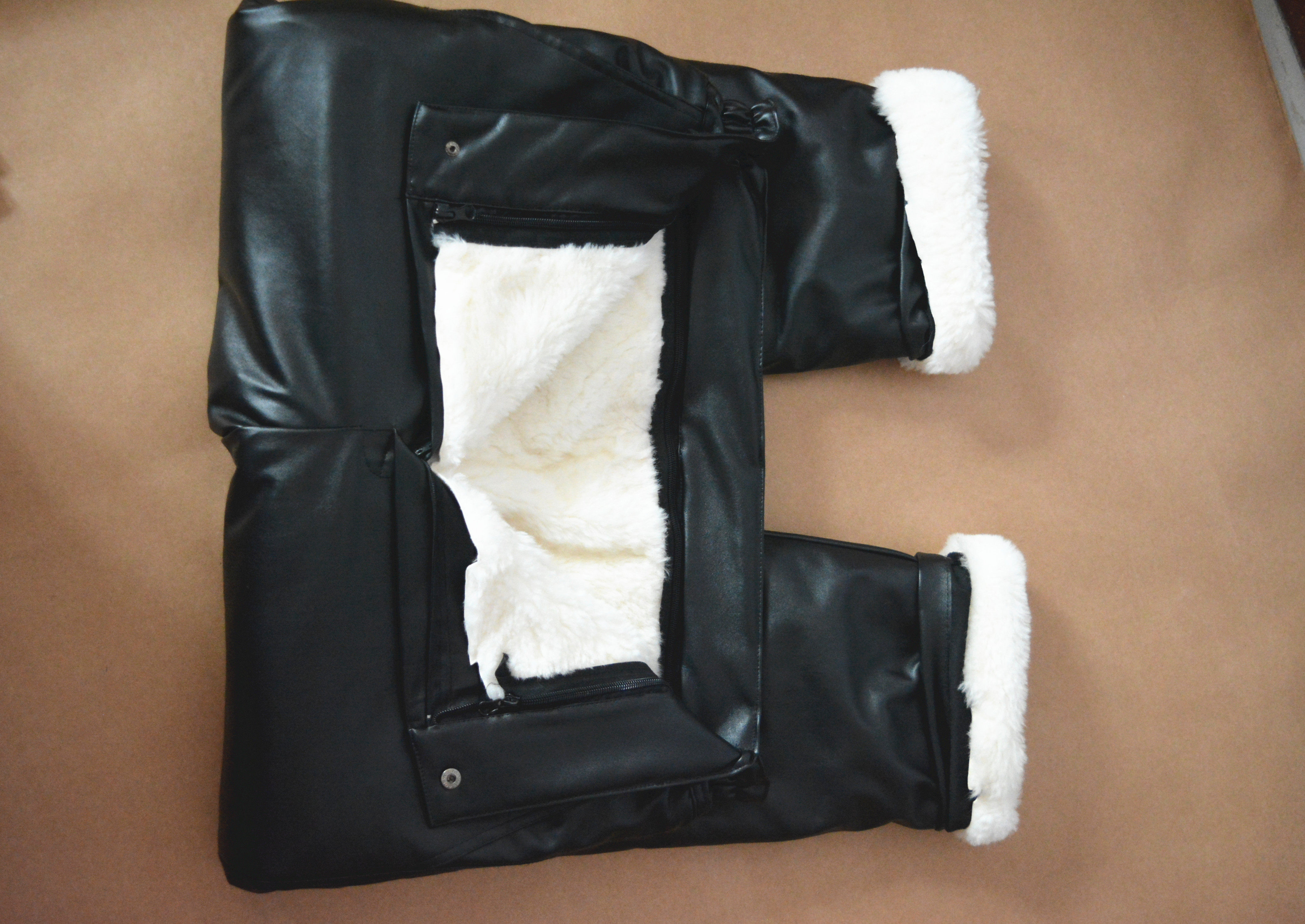 Pantalon cuir homme droit pour hiver - Ref 1484155 Image 3