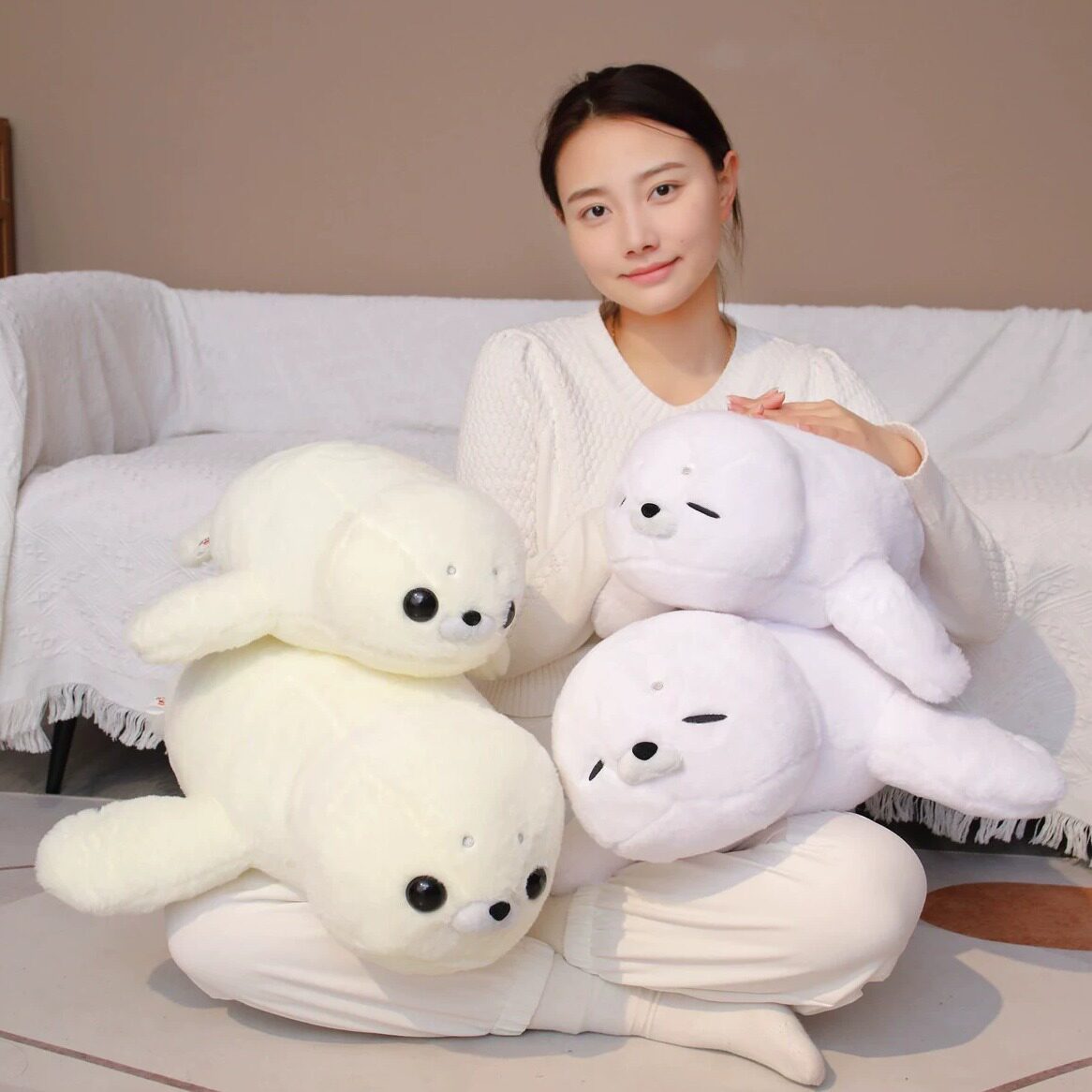 穿越龙海洋海底世界仿真海豹