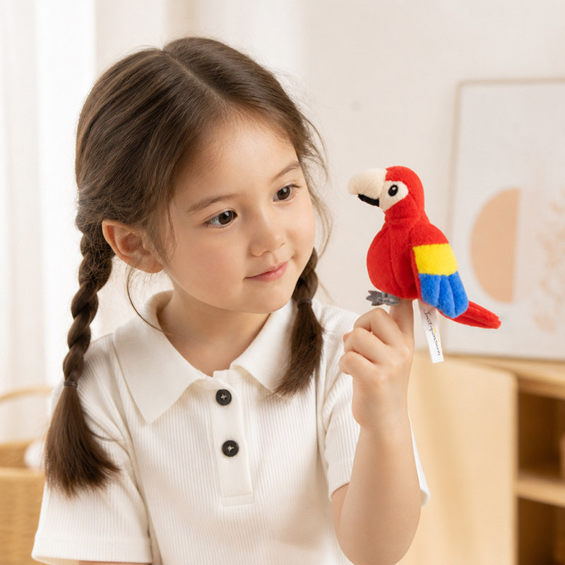 幼儿园早教动物毛绒手指偶图片