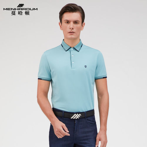 蔓哈顿夏季商务短袖T恤