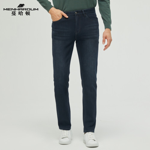 MENHARDUM/蔓哈顿秋冬新品高品质牛仔裤商务男士经典时尚牛仔长裤