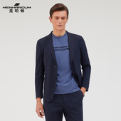 商务西装 新品 男莱赛尔混纺平驳领单西西服 蔓哈顿春季 MENHARDUM