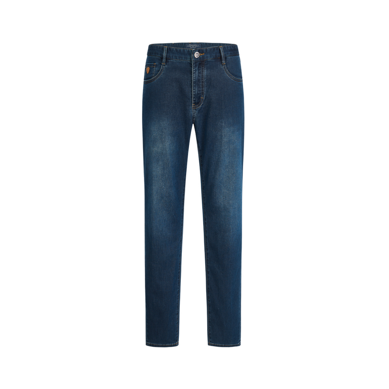 MENHARDUM/蔓哈顿夏装新品时尚男装牛仔裤棉混纺合体水洗牛仔长裤