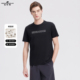 T恤胸前品牌立体字母设计时尚 MENHARDUM 蔓哈顿圆领套头短袖 短T男