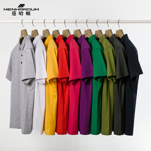 夏季新款男士短袖T恤polo衫