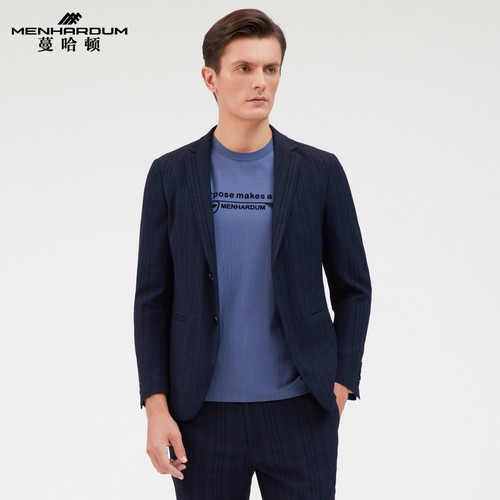 蔓哈顿莱赛尔混纺儒雅西服