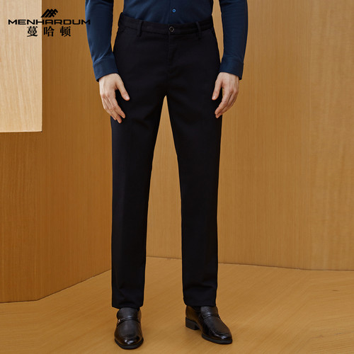 MENHARDUM/蔓哈顿秋冬新品商务男士高品质休闲裤中年男士职业长裤