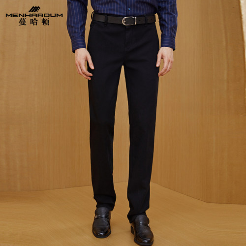 蔓哈顿商务男士牛仔长裤