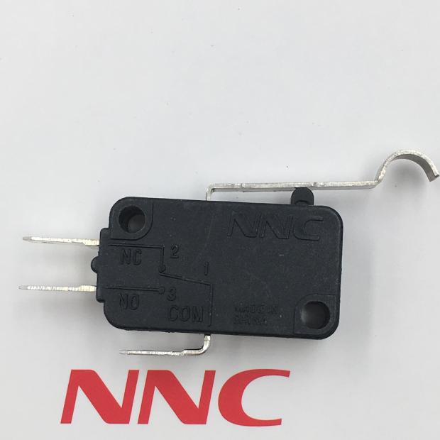 NNC微动开关限位NV-16W-1C25弯柄