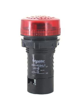 XB2BSM4LC原装施耐德 22mm红色交流220VAC断续闪烁式有灯型蜂鸣器