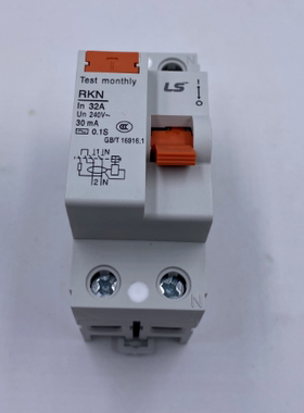 原装LSis乐星产电 小型漏电断路器 RKN 1P+N 32A 25A 40A 63A 16A