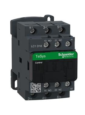 LC1D18M7C正品3P18A原装Schneider施耐德TeSys D交流接触器220VAC