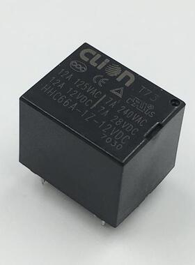 原装正品clion欣大电路板式直流电磁继电器HHC66A(T73)1ZDC24V 7A