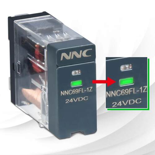 NNC欣大NNC69FL-1Z16A2Z12ADC12V24VAC230V宽5脚8脚电磁继电器