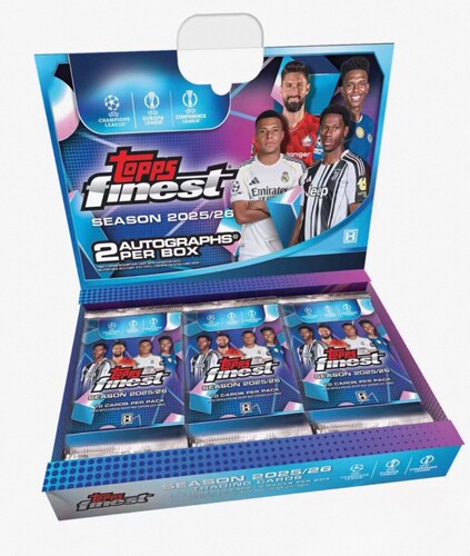 2025/26 Topps Finest UEFA  Competitions Hobby 欧冠欧战球星卡