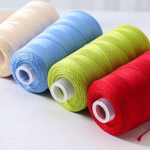 彩色棉线手编毛线团钩针编织DIY手工材料包桑蚕丝毛衣披肩蕾丝线