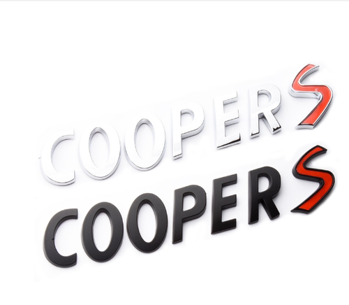 迷你Cooper车标改装COOPERS车标车尾标贴标尾箱标 MINI车贴
