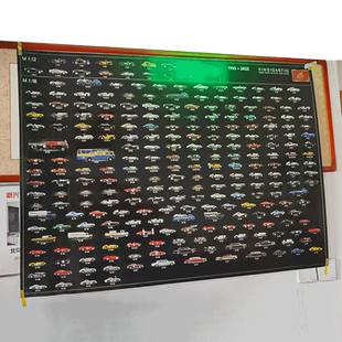 CMC 1995-2022年 海报 汽车模型摆件车模车型大全 长119.5 CM