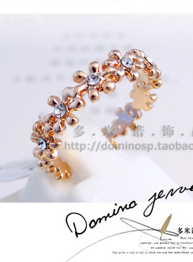 文艺范镀金小雏菊尾戒全新推荐