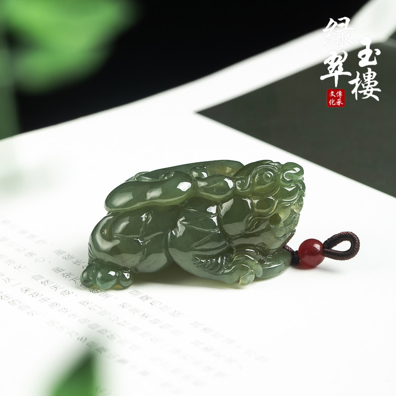 瑞兽貔貅吊坠手把挂件招财男女款