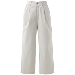 小个子八分直筒裤女夏季薄款冰丝女裤窄版阔腿休闲九分天丝棉裤子