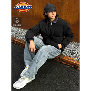 Dickies灯芯绒拼接防泼水羽绒服
