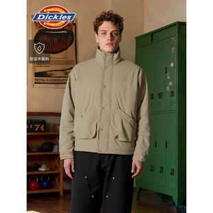 Dickies帝酷适秋冬弧形大口袋防泼水工装风夹克羽绒服男女情侣