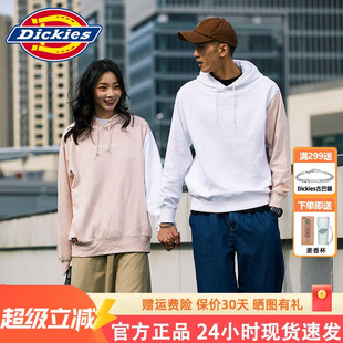休闲时尚 男女上衣10560 新品 Dickies侧边大logo连帽卫情侣2022春季