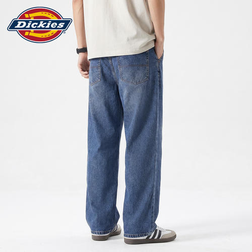 Dickies帝酷适宽松直筒牛仔裤男薄款抗皱凉感轻奢长裤男女情侣J