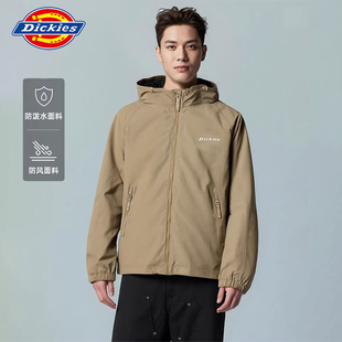 Dickies帝酷适秋冬户外风格防风防泼水休闲连帽夹克外套男女情侣