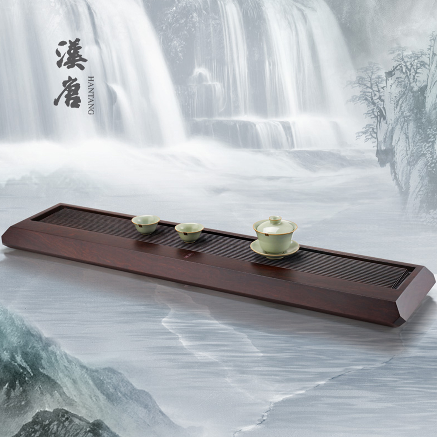 汉唐整块实木茶盘茶桌专用茶台