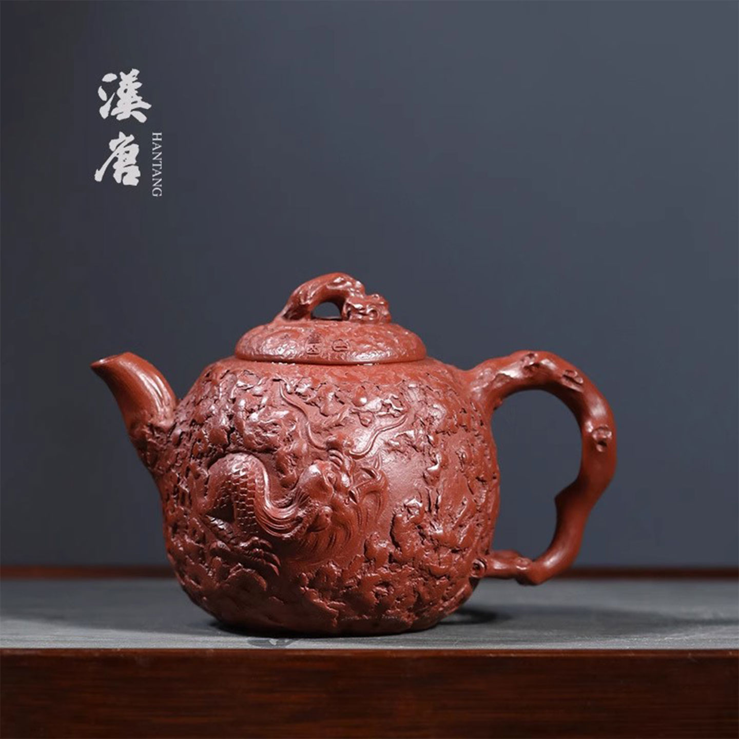 汉唐宜兴原矿朱泥紫砂壶供春壶手工个人家用泡茶壶功夫茶具单壶