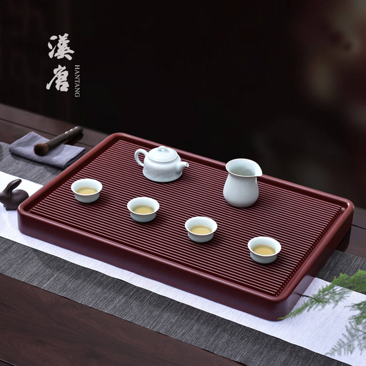汉唐大号排水电木茶盘干泡茶托盘图片